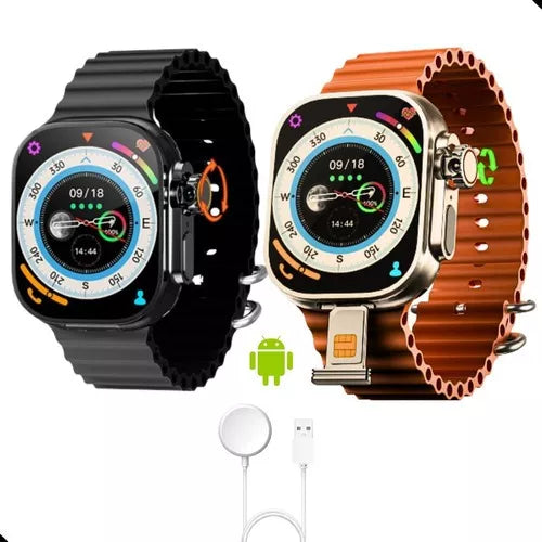 Celular de pulso, Smartwatch Horizon Pro, Original, 4GB RAM, Amoled, Câmera Rotatória + Nfc, 16gb de memoria