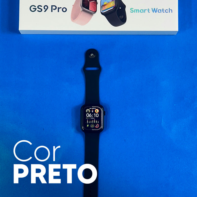 Smartwatch inteligente GS9 PRO Série 9 Original GPS ligações ilha dinamica comando de vóz Chat GPT