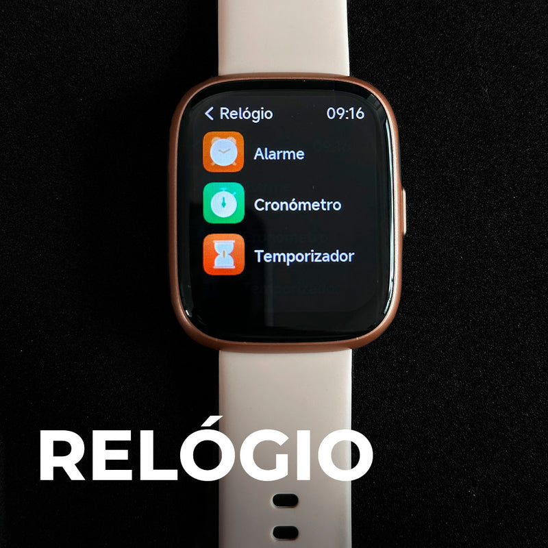 Relógio Smartwatch PULSE ORIGINAL com Alexa, Monitoramento de Saúde Avançado e Resistência à Água 3ATM