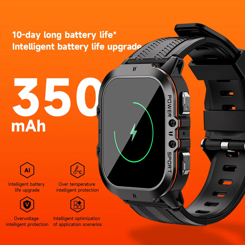 Relógio Oukitel Sports Smartwatch para homens, Smartwatch robusto, 350mAh, BT 5.2, Display AMOLED de 1,96 ", BT20 - JV Ofertas Online