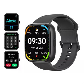 Relógio Smartwatch PULSE ORIGINAL com Alexa, Monitoramento de Saúde Avançado e Resistência à Água 3ATM