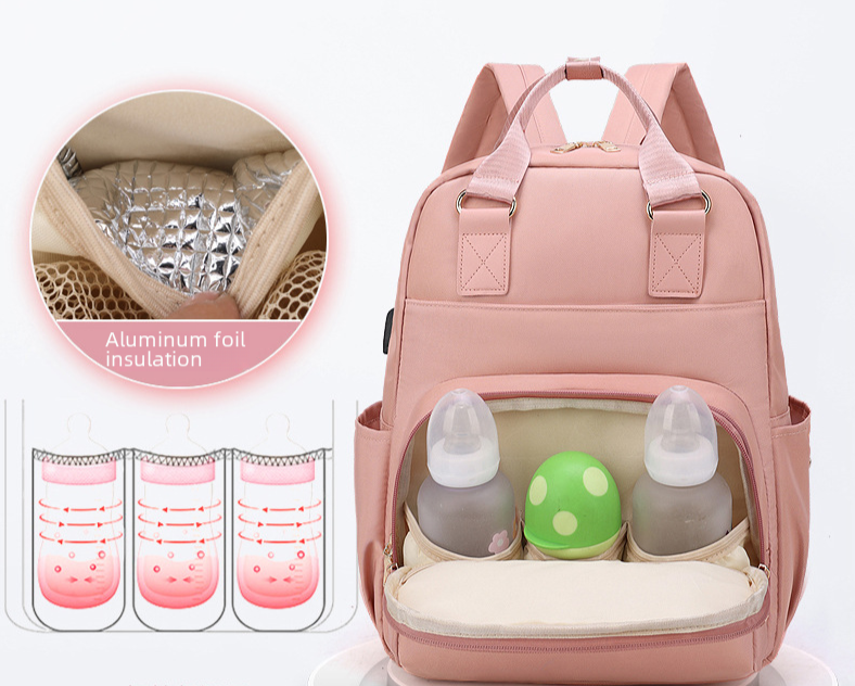 Bolsa multifuncional com separação seca e úmida, bolsa para mãe e bebê - JV Ofertas Online